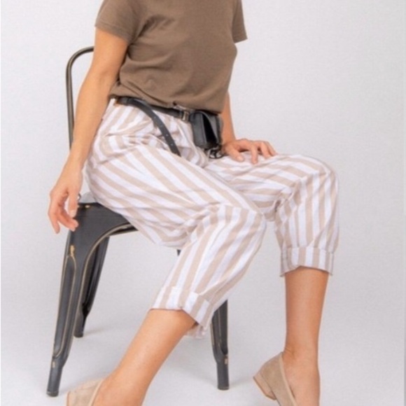 Mi.iM Luna Pointed Ballet Flat Leather Suede 8.5 Tan Neutral Casual Office Shoes - Picture 1 of 10